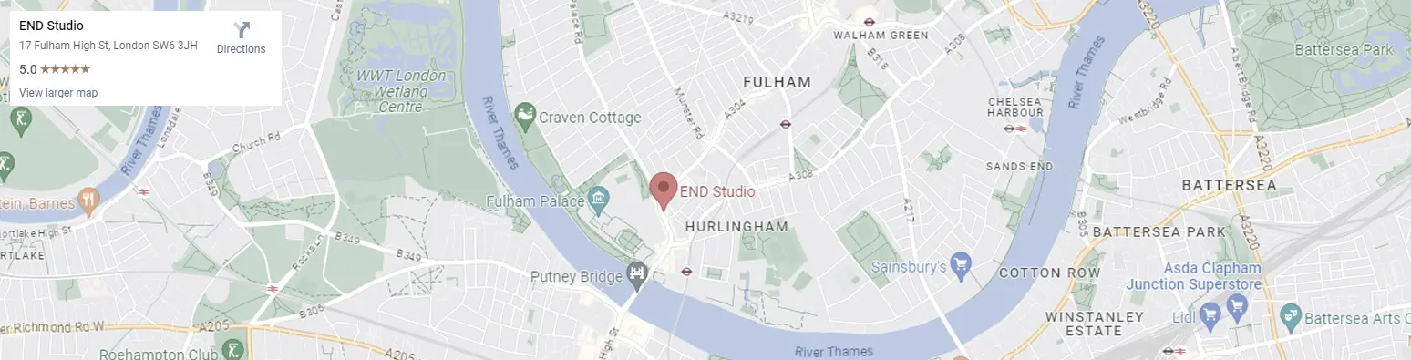 google maps end studio